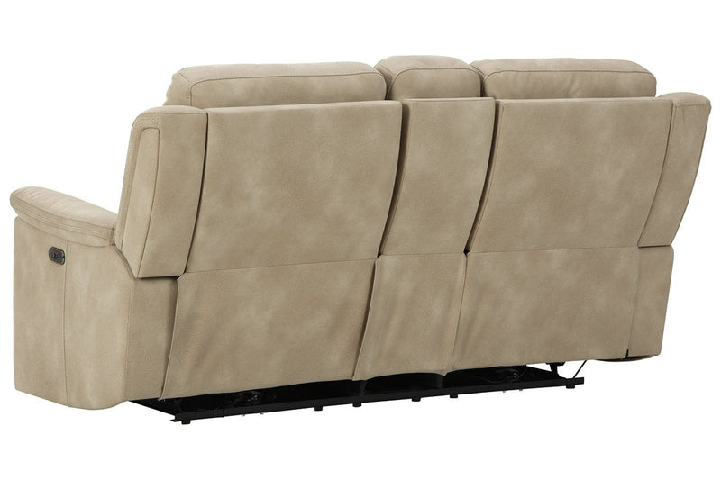 Next - Gen DuraPella Sand Power Reclining Loveseat with Console - Lara FurniturePower Reclining Loveseat
