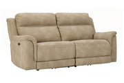 Next - Gen DuraPella Sand Power Reclining Sofa - Lara FurniturePower Reclining Sofa