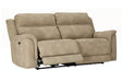 Next-Gen DuraPella Sand Power Reclining Sofa - Lara Furniture