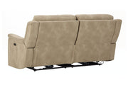 Next - Gen DuraPella Sand Power Reclining Sofa - Lara FurniturePower Reclining Sofa
