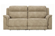 Next - Gen DuraPella Sand Power Reclining Sofa - Lara FurniturePower Reclining Sofa