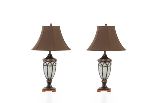 Victoria Copper 30" Table Lamp, Set of 2 - Lara Furniture