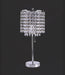 Chandelier Chrome 19" Table Lamp - Lara Furniture