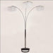 Crystal Chrome 87" Floor Lamp - Lara Furniture