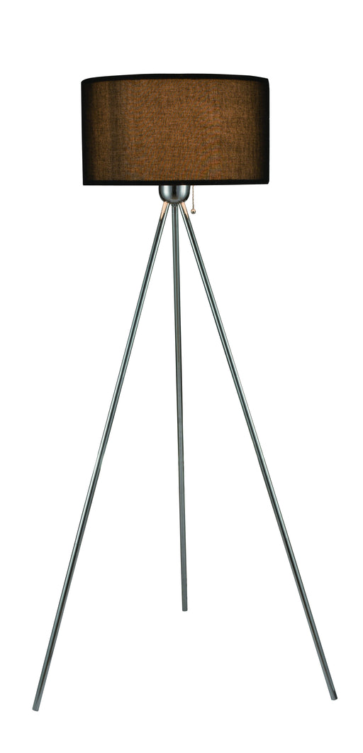 Drum Shade 3-Leg Chrome 60" Floor Lamp - Lara Furniture