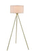 Drum Shade 3-Leg Gold 60" Floor Lamp - Lara Furniture