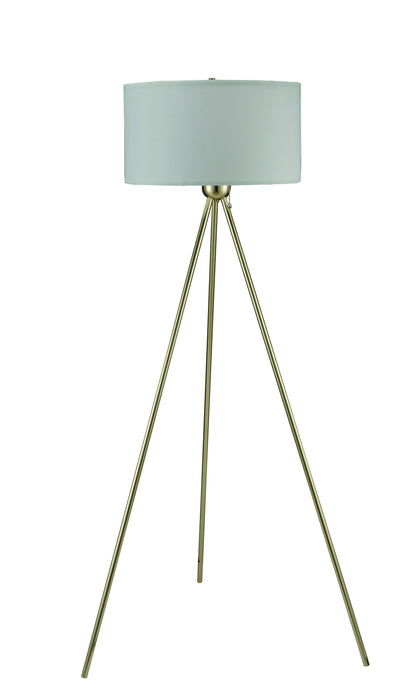 Drum Shade 3-Leg Gold 60" Floor Lamp - Lara Furniture