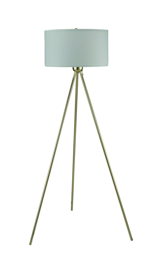 Drum Shade 3-Leg Gold 60" Floor Lamp - Lara Furniture