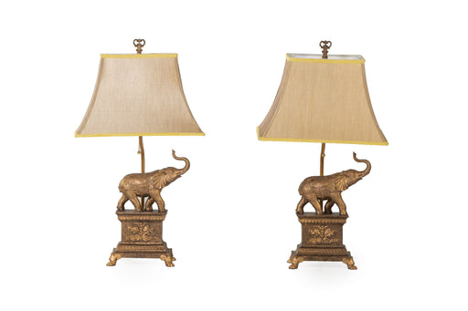 Elephant 29" Table Lamp, Set of 2 - Lara Furniture