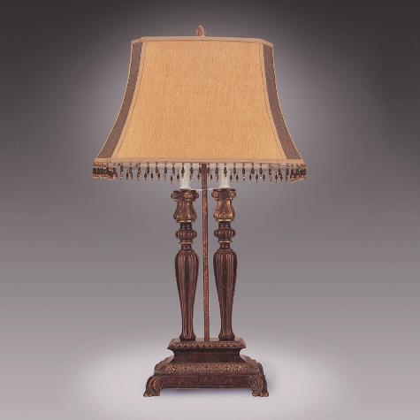 Bronze 31" Table Lamp, Set of 2 - Lara Furniture