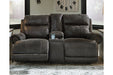 Grearview Charcoal Power Reclining Loveseat with Console - Lara Furniture