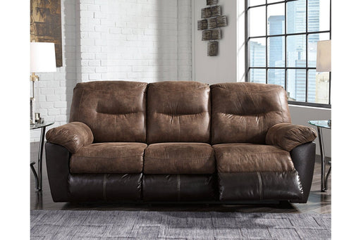 Follett Coffee Reclining Sofa - Lara Furniture