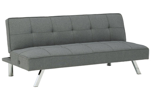 Santini Gray Flip Flop Armless Sofa - Lara Furniture