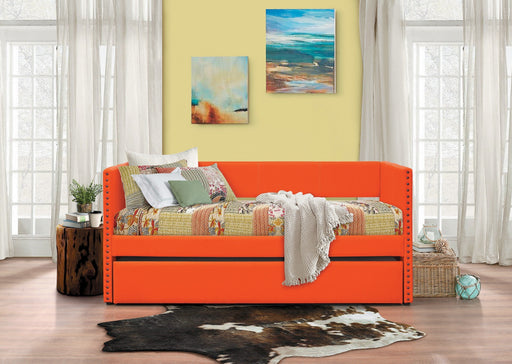 Therese Orange Daybed with Trundle | 4969 - Luna Furniture (4761723928711)