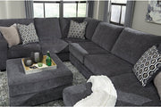 Tracling Slate Oversized Ottoman - Lara FurnitureOttoman