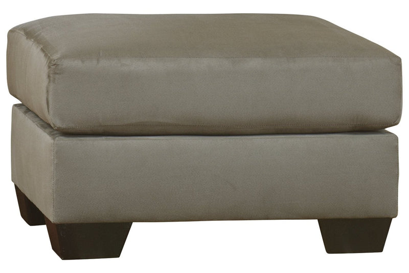 Darcy Cobblestone Ottoman - Lara FurnitureOttoman