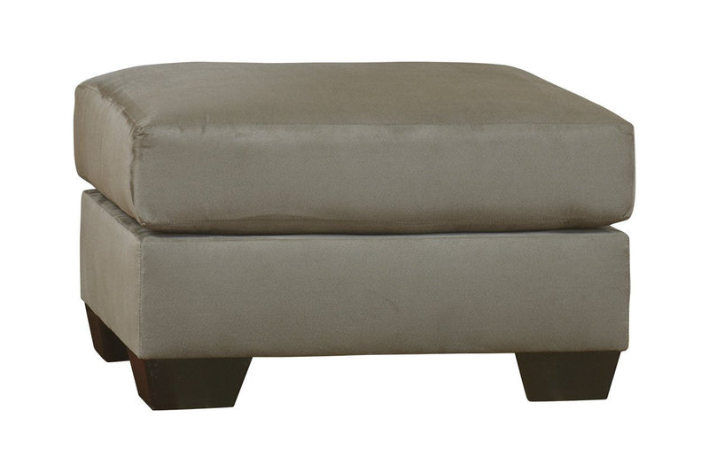 Darcy Cobblestone Ottoman - Lara FurnitureOttoman