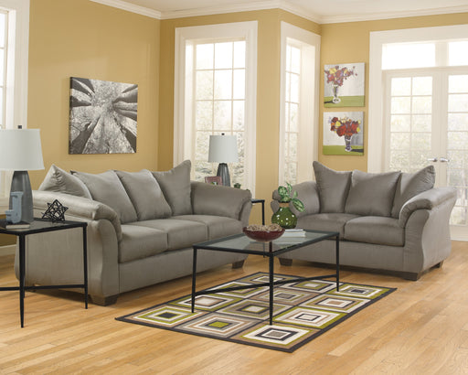 Darcy Cobblestone Living Room Set - Lara Furniture