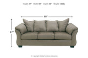 Darcy Cobblestone Sofa - Lara FurnitureSofa