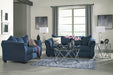 Darcy Blue Full Sofa Sleeper - Lara Furniture