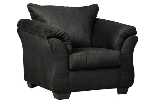 Darcy Black Chair - Lara FurnitureAccent Chair