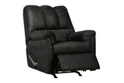 Darcy Black Recliner - Lara FurnitureRecliner