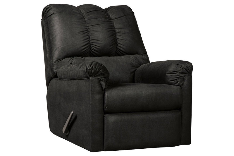 Darcy Black Recliner - Lara FurnitureRecliner