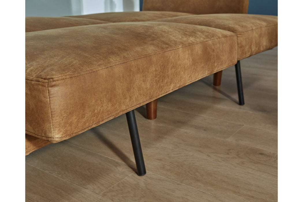Drescher Caramel Flip Flop Sofa - Lara Furniture