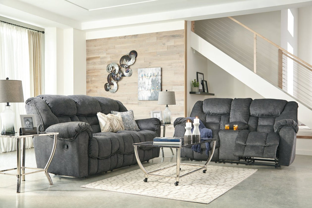Capehorn Granite Reclining Sofa - Lara Furniture
