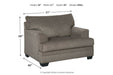 Dorsten Slate Oversized Chair - Lara Furniture