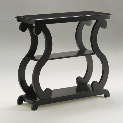 Lucy Black Console Table - Lara Furniture