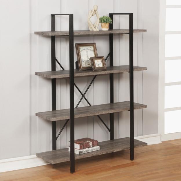Durango 4-Shelf Bookcase - Lara Furniture