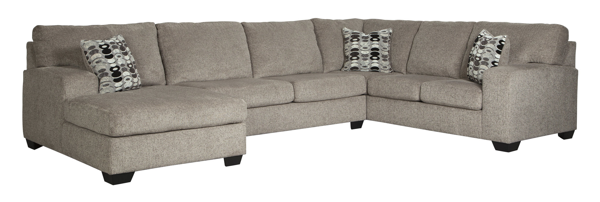 Ballinasloe Platinum LAF Sectional - Lara Furniture