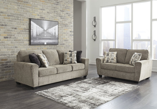 McCluer Mocha Living Room Set - Lara Furniture