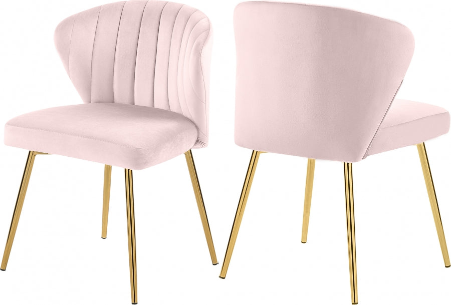 Finley Velvet Pink Dining Chair (Set of 2)