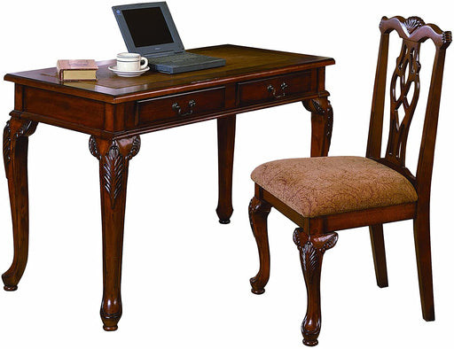 Fairfax Cherry Office Desk and Chair Set - Lara Furniture