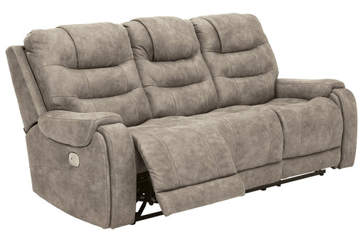 Yacolt Fog Power Reclining Sofa - Lara Furniture