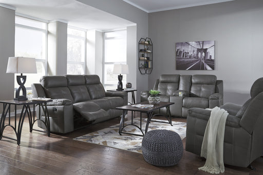 Jesolo Dark Gray Reclining Living Room Set - Lara Furniture