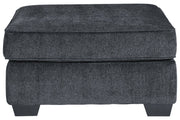 Altari Slate Oversized Accent Ottoman - Lara FurnitureOttoman