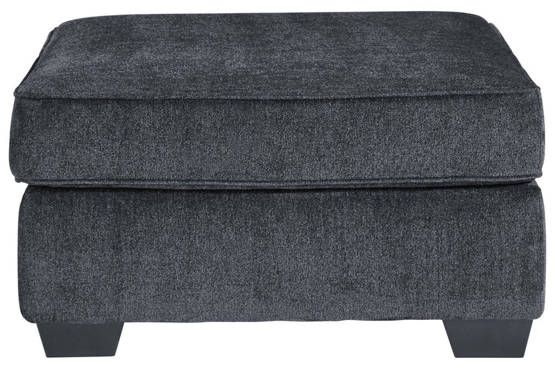 Altari Slate Oversized Accent Ottoman - Lara FurnitureOttoman