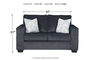 Altari Slate Loveseat - Lara FurnitureLoveseat