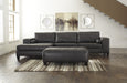 Nokomis Charcoal LAF Sectional - Lara Furniture