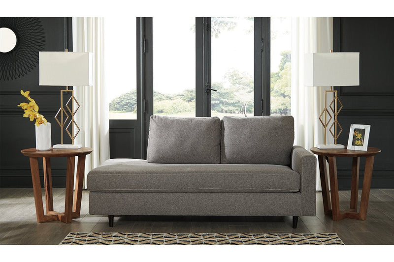 Lyman Graphite Right-Arm Facing Corner Chaise - 9330317 - Lara Furniture