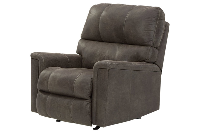 Navi Smoke Recliner - Lara FurnitureRecliner
