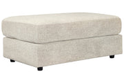 Soletren Stone Oversized Ottoman - Lara FurnitureOttoman