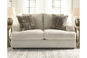 Soletren Stone Loveseat - Lara FurnitureLoveseat
