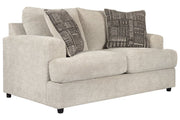 Soletren Stone Loveseat - Lara FurnitureLoveseat