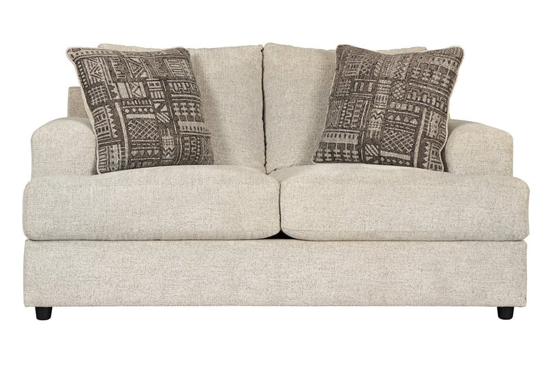 Soletren Stone Loveseat - Lara FurnitureLoveseat