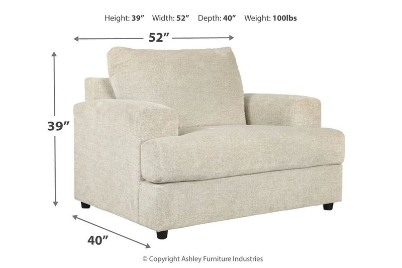 Soletren Stone Oversized Chair - Lara FurnitureAccent Chair