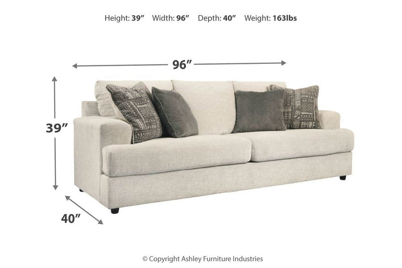 Soletren Stone Sofa - Lara FurnitureSofa